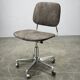 Italian Swivel Office Chair with Chrome Base, 1970s
