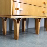 Paire de commodes Frantisek Mezulanik des années 1960, Tchécoslovaquie