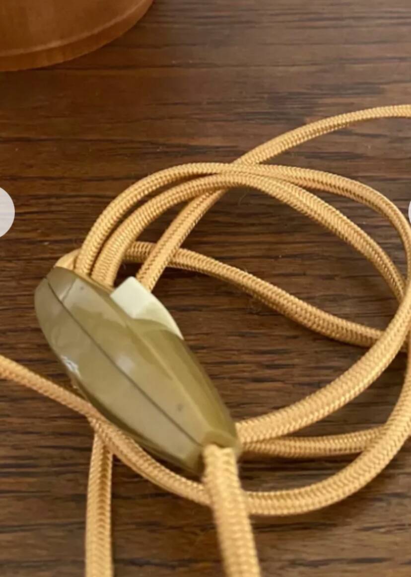 Earthenware lamp, 2 M fabric cable, paper lampshade