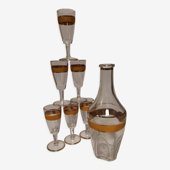 Service verres et carafe