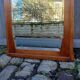 Large antique mirror from the Art Nouveau period.