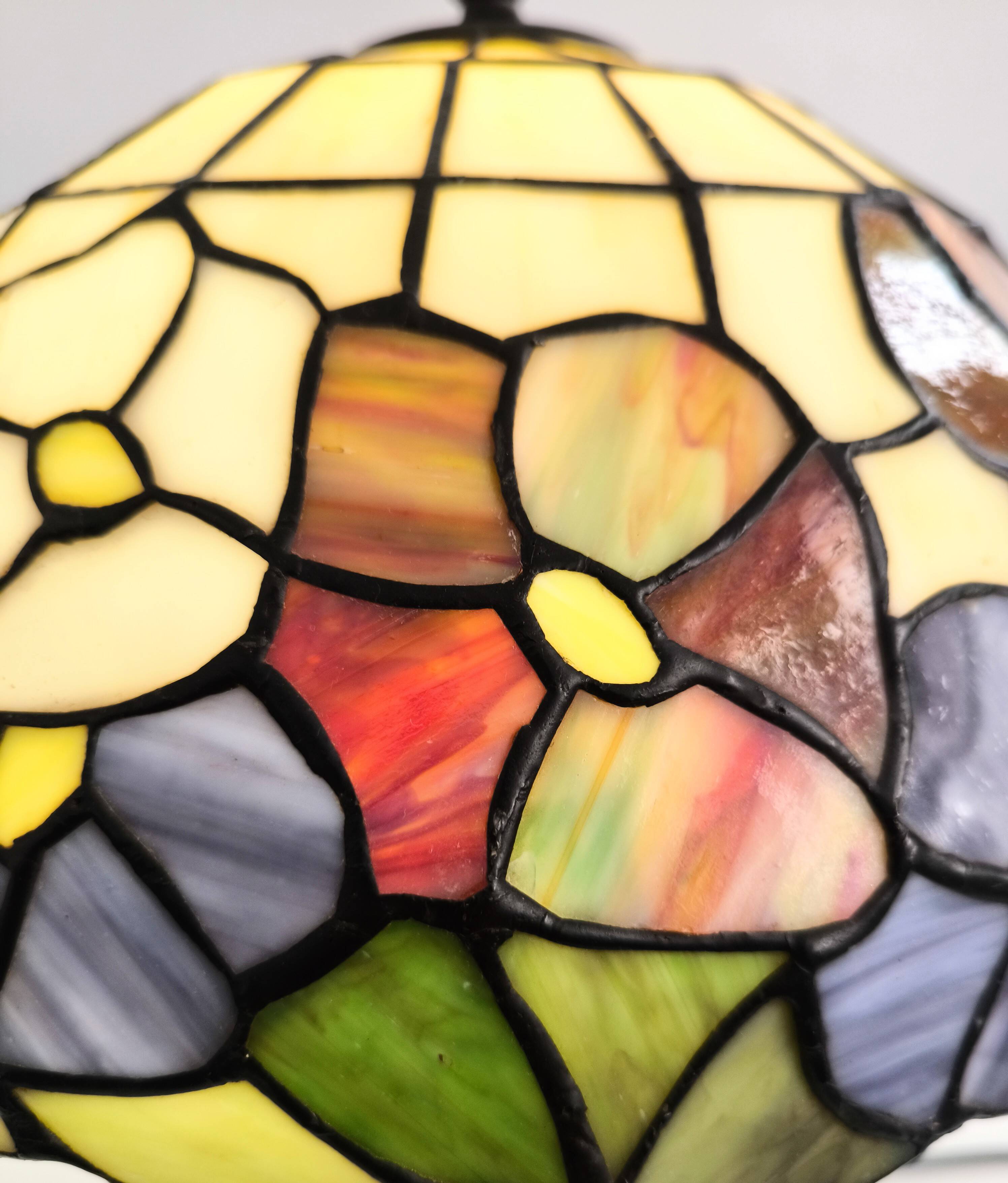 Lampe style Tiffany, années 1980