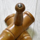 Wooden patère