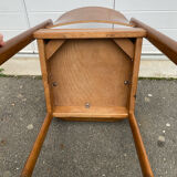 Série de 11 chaises brutaliste Allemagne empilable