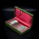 Alfenide – Christofle six silver-plated shellfish forks