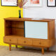 Vintage scandinavian sideboard – 133 cm
