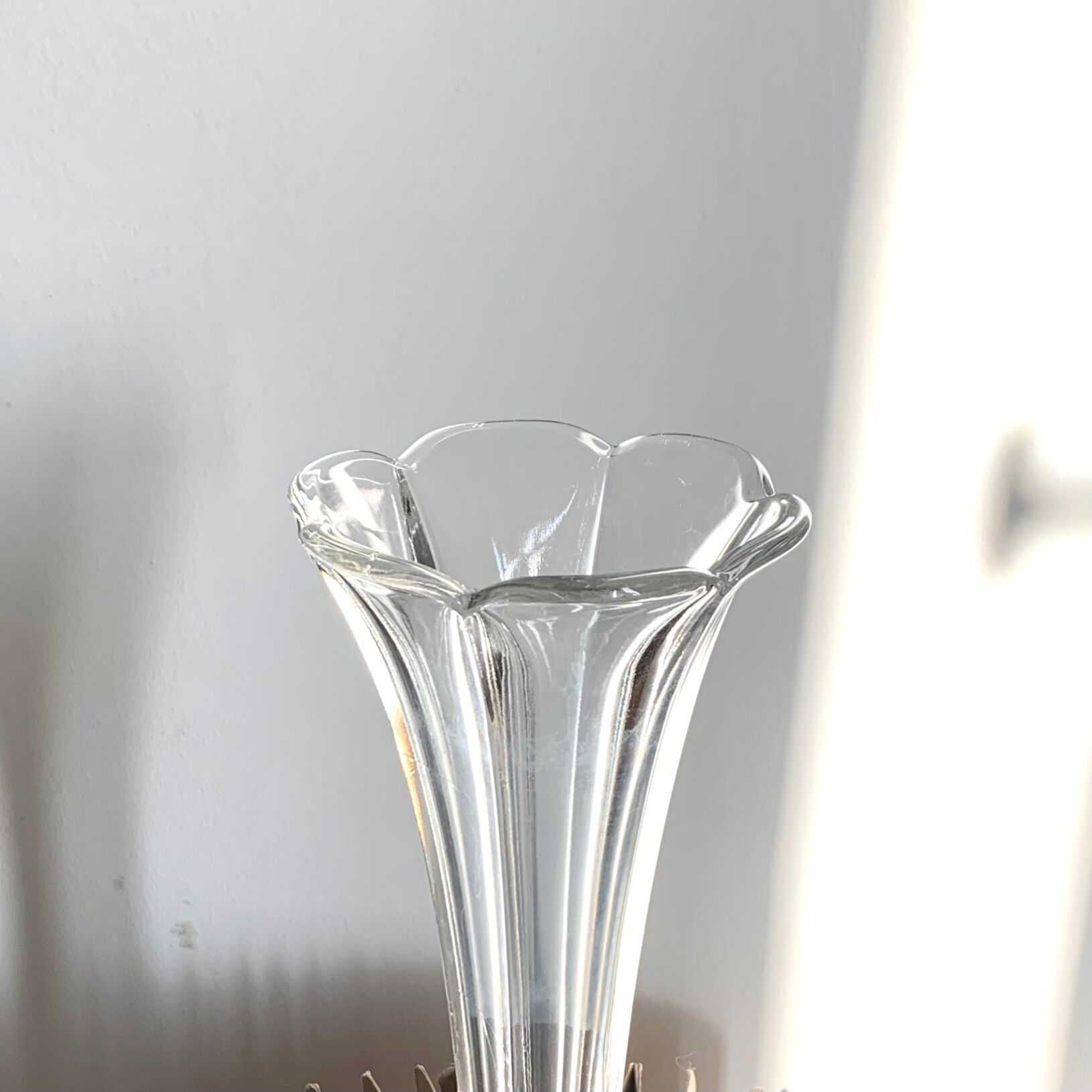 Vintage glass vase