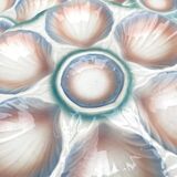 Barbotine oyster plates Digoin