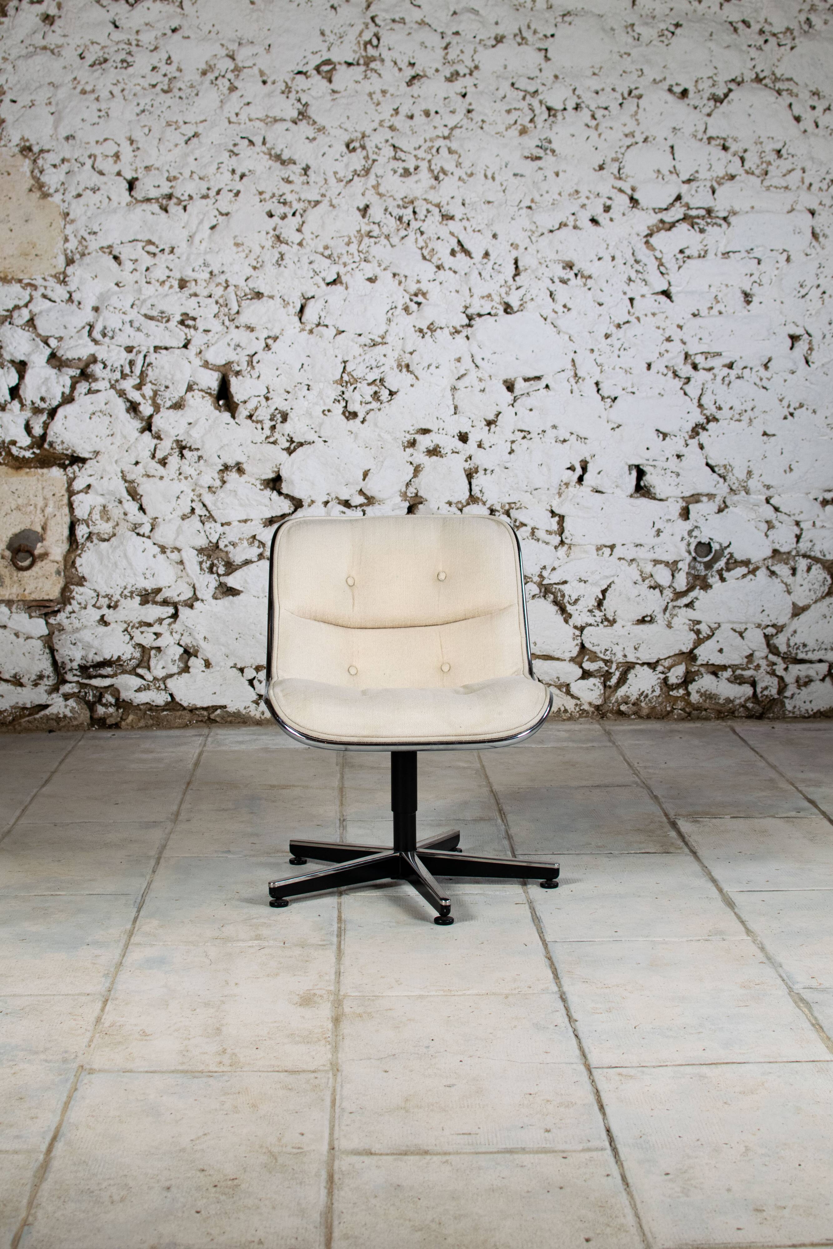 Fauteuil executive Charles Pollock pour Knoll, 1960