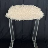 Stool made of transparent plexiglass, France, 1970s