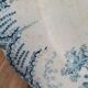 Antique plate Saint-Amand & Hamage Regency model – blue lace decoration
