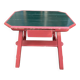 Middle table of popular art with double-sided drawer - 19th century