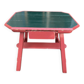 Middle table of popular art with double-sided drawer - 19th century