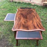 Louis XV-style mahogany desk