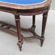 Banc en bois de style Louis XVI
