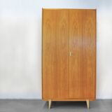 light wooden vintage wardrobe 60s