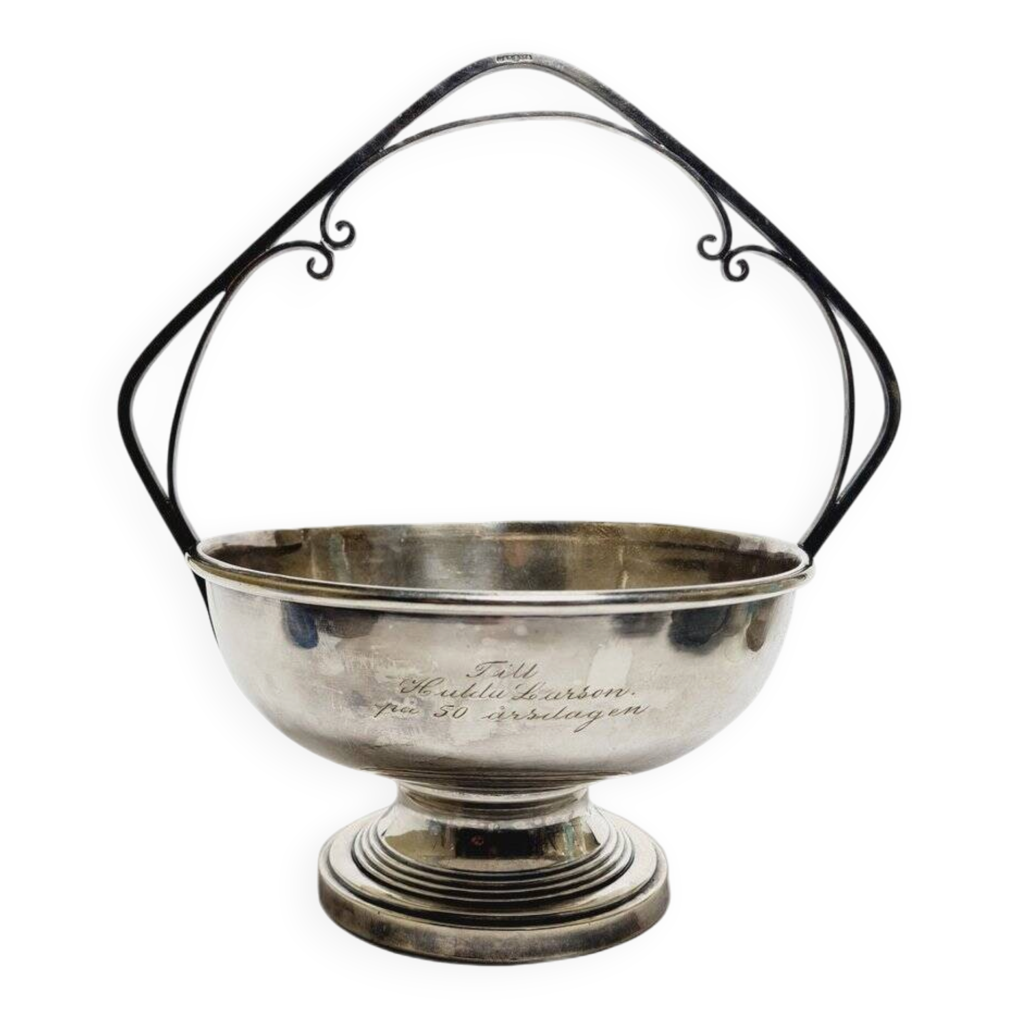Art Nouveau fruit basket from WMF, 1890s