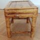 Low bamboo stool