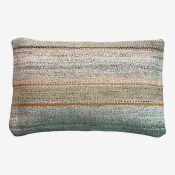 Housse de coussin kilim turc vintage, 30 x 50 cm