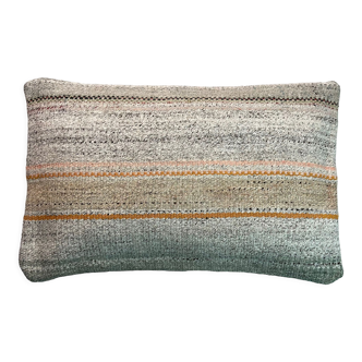 Housse de coussin kilim turc vintage, 30 x 50 cm