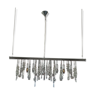 Hanging crystal light adjustable