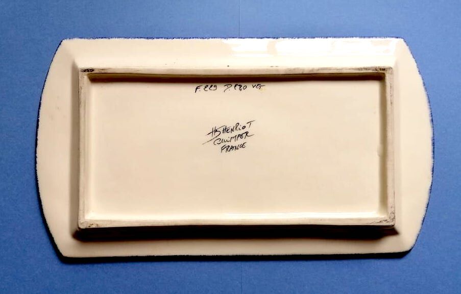 Cake dish Henriot Quimper