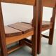 Dining table and 4 chairs, mountain furniture from the 1960s.