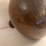 Signed stoneware vase