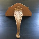 Gold patinated wall console