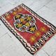 Kilim turc vintage tissé main 79x127 cm