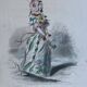 Framed engravings "animated flowers" - JJ Grandville