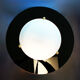 Modernist glass pendant light, 70s