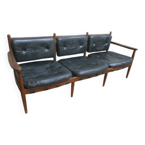 Canapé 3 places Cadett - teck