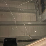 Plateau art deco bronze argenté verre anses rayé