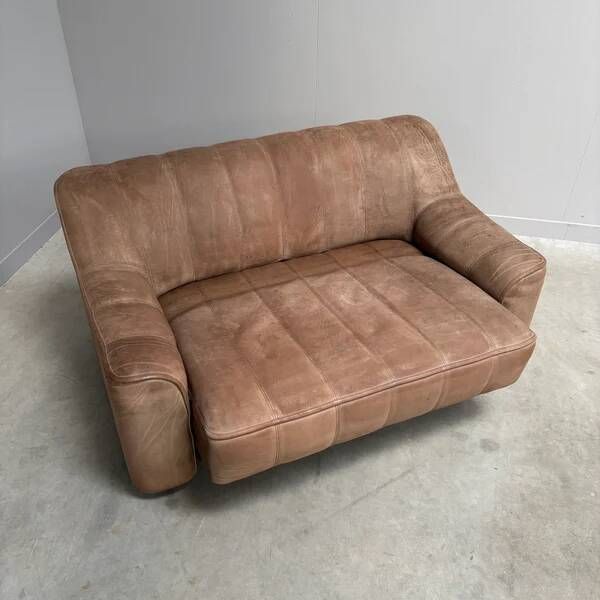 Vintage De Sede DS44 2 seat sofa, 1970s