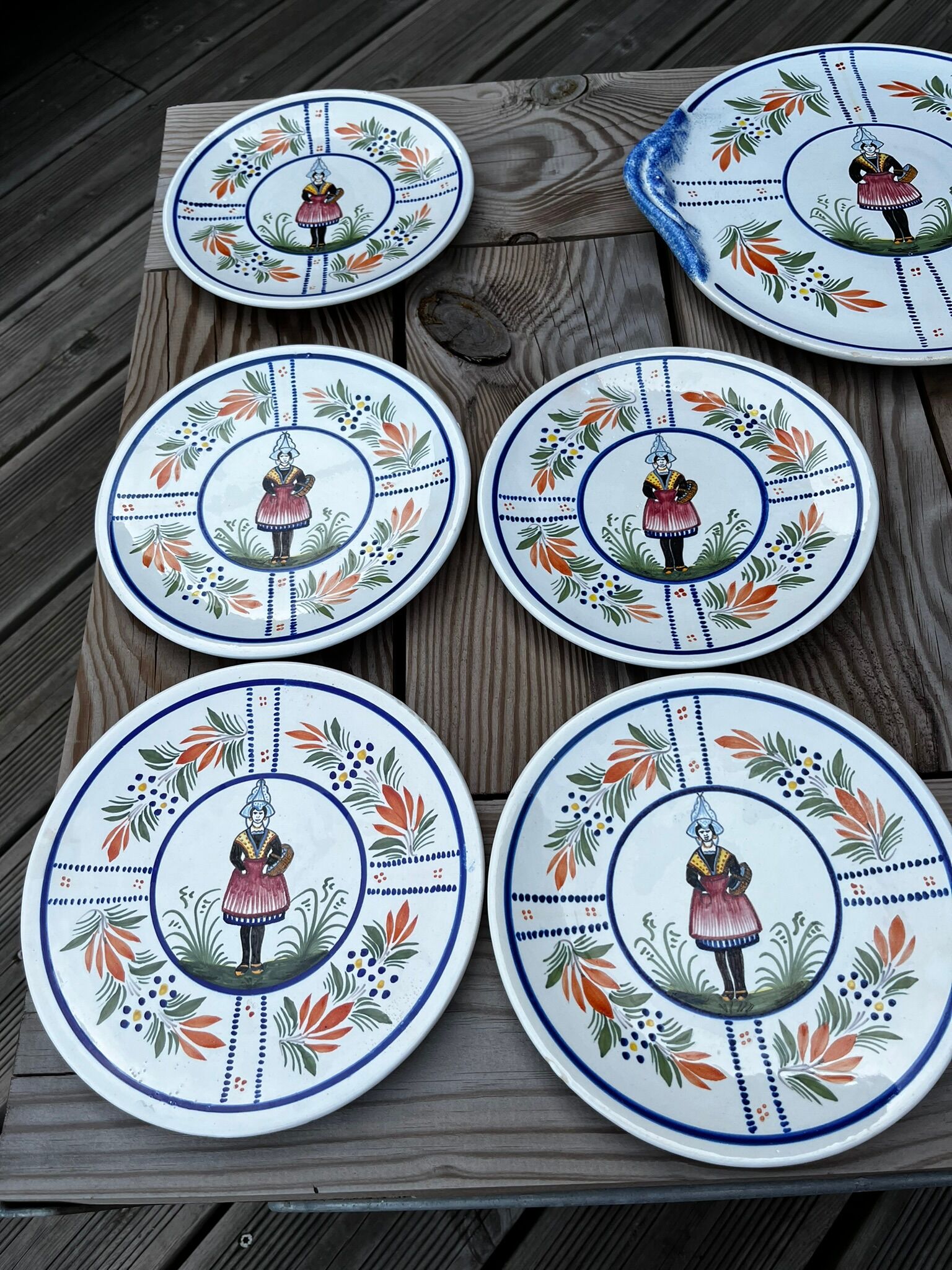 Service à dessert de Vendée "Les Sables d'Olonne"
