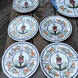 Vendée dessert service "Les Sables d'Olonne"