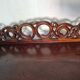 Antique Art Nouveau shelf in carved wood