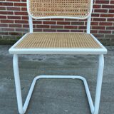 Set of 4 Cesca b32 model chairs in white