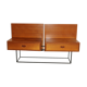 Floating bedside tables in teak veneer - Belgium - 1960's