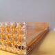 Cane and Lucite tray, Alpac Creation 80's