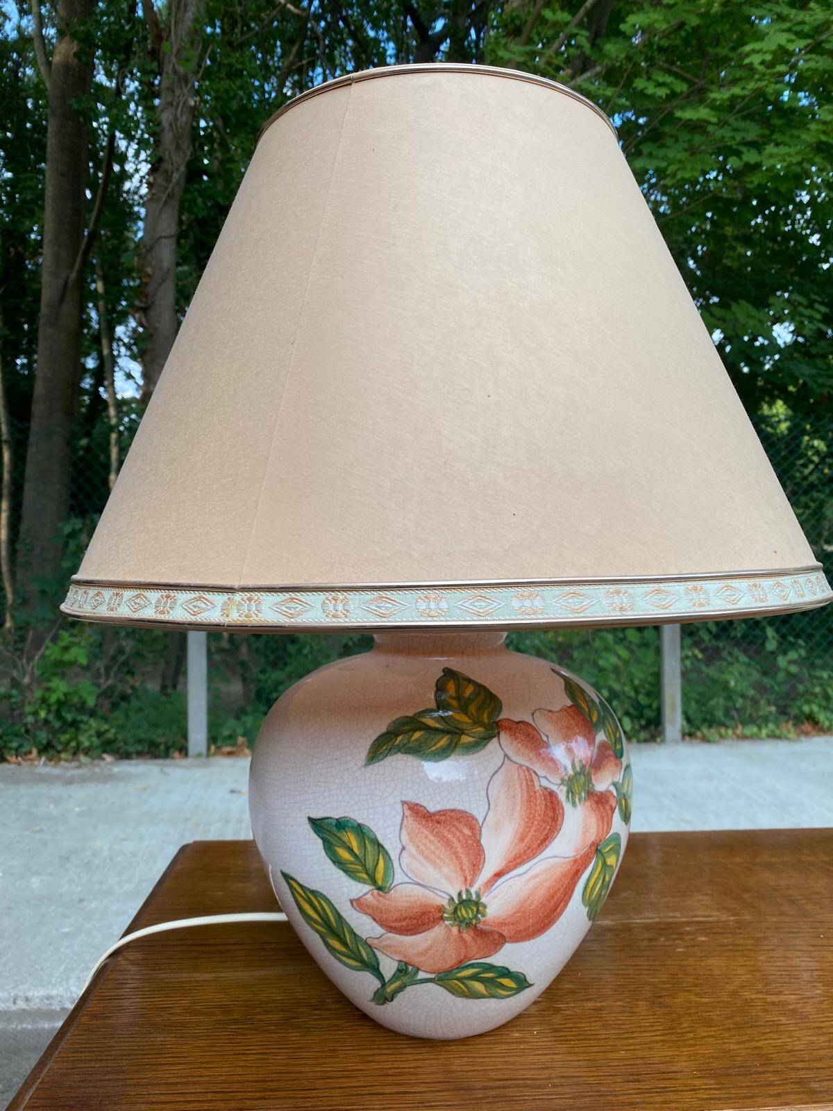 Vintage table lamp signed Louis Drimmer France 70s