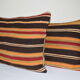 Turkish lumbar kilim cushion covers