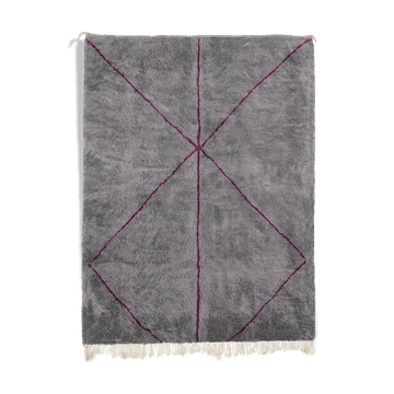 Modern Moroccan carpet grey