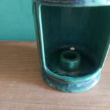 Candle holder in glazed ceramic 60s