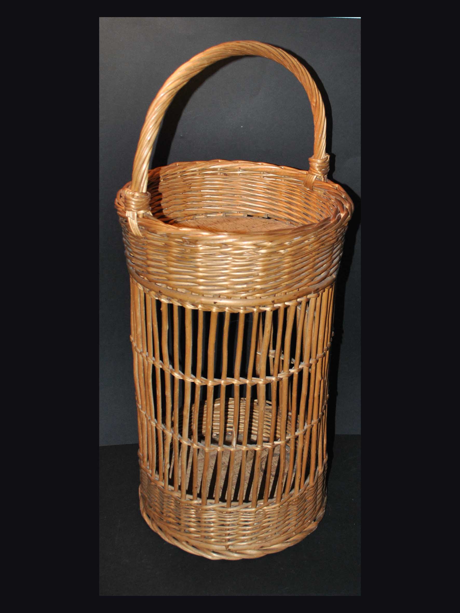Panier bar vintage en osier