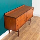 Commode rétro en teck des années 1960, meuble TV, buffet