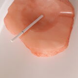 Pink marble ashtray