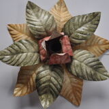 Flower shaped vintage wall sconce