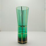 6 verres à orangeade vert émeraude